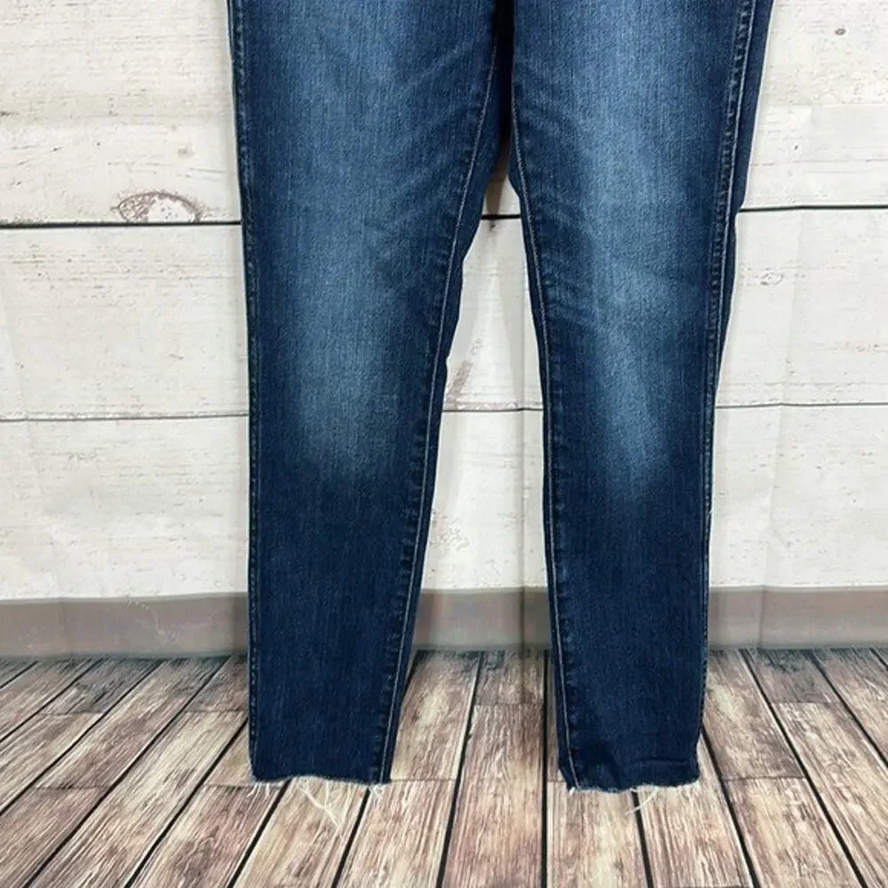 Madewell Jeans Womens 25 Blue 10 Inch High Rise Skinny‎ Stretch Casual Modern